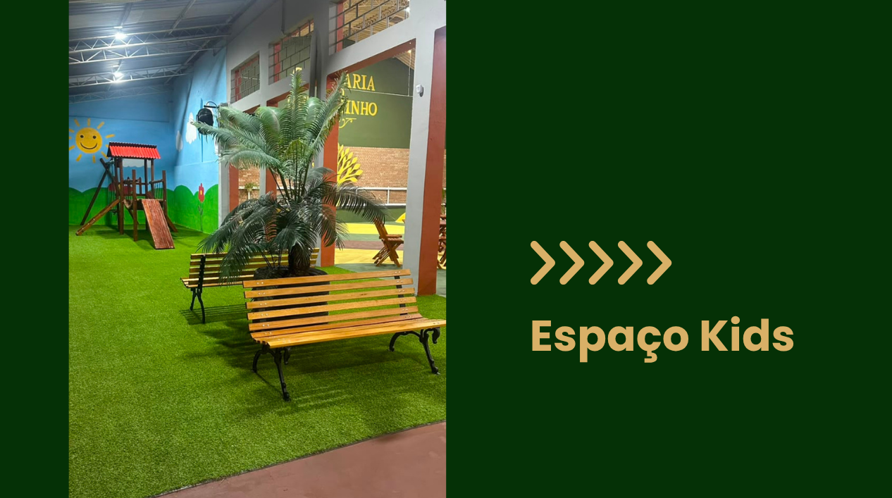 Espaço Kids com brinquedo para a garotada